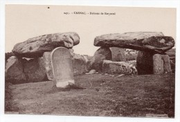 Cpa 56 - Carnac - Dolmen De Keryaval - Dolmen & Menhirs