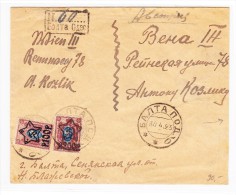 Russland - 1923 R-Brief Aus BALTA Nach WIEN - Cartas & Documentos