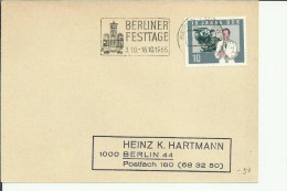 ALEMANIA DDR BERLIN FESTTAGE - Autres & Non Classés