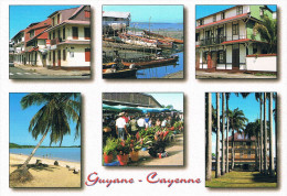 GUYANNE - CAYENNE - Amerique Du Sud - Multi-vues, Photos : Philippe POUX - Circulée, 2 Scans - Cayenne