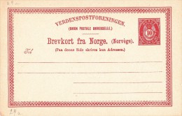 A27 - Entier Postal De Norvège - Norway Old Unused Postcard Postal Stationery - Enteros Postales