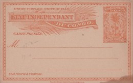 A27 - Entier Postal Du  Congo Old Unused Postcard Postal Stationery. - Interi Postali