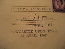 Newcastle 1967 SUBMARINE Submarines Sub Cancel Cover ENGLANG UK GB - U-Boote