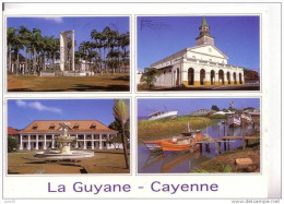 LA GUYANE -  CAYENNE   Avec Sa Place Des Palmistes, Son Ancien Palais Des Gouverneurs, Sa Cathédrale Et La Crique - Cayenne