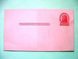 USA 1918 Stationery Stamped Postal Card - Unused - 2c - Jefferson - 1901-20