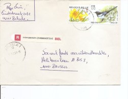 Belgique ( Lettre En Recommandé De 2001 De Belsele1 Vers Bruxelles à Voir) - Lettres & Documents