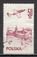 POLOGNE ° YT N° AVION 58 - Gebraucht