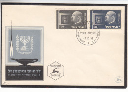 Israël - Lettre De 1952 - Briefe U. Dokumente