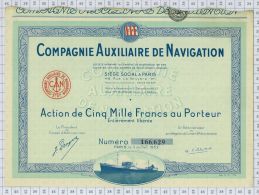 Cie Auxiliaire De Navigation, CAN - Navigazione