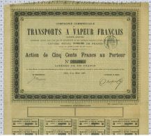 Cie De Transports à Vapeur Français, 1882 - Navy