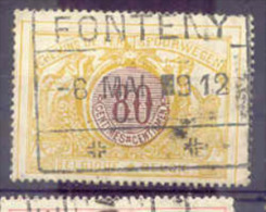 A819 -België  Spoorweg Chemin De Fer   Met Stempel FONTENY - 1895-1913