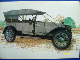 CARTOLINA MACCHINE D'EPOCA   ISOTTA FRASCHINI  B  28/35 C.V  1906 (ORIGINALE  RIPRODUZIONE  VIETATA) - Carruajes De Época