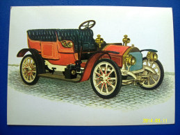 CARTOLINA MACCHINE D'EPOCA  BRIXIA - ZUST  10  HP   1908 (ORIGINALE  RIPRODUZIONE  VIETATA) - Carruajes De Época