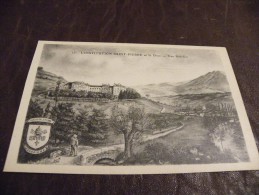 A96..CPA..63..COURPIERE.. INSTITUTION SAINT-PIERRE Et La Dore.Vue Sud-Est....AUVERGNE.rare Beau Plan Animé.non écrite - Courpiere