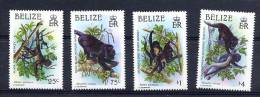 BELIZE 1987, SINGES DE BELIZE, 4 Valeurs, Neufs. R236 - Apen