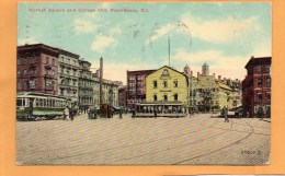 Providence RI Tram 1910 Old Postcard - Providence