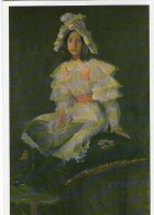 Z13  / FICHE RIGIDE FORMAT CPM THEME ARTS ET PEINTURE EXPRESSIONISME / CHASE JEUNE FILLE EN BLANC - Collezioni