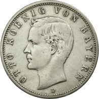 Monnaie, Etats Allemands, BAVARIA, Otto, 2 Mark, 1904, Munich, TTB, Argent - Other & Unclassified