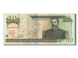 Billet, Dominican Republic, 10 Pesos Oro, 2001, SUP - República Dominicana