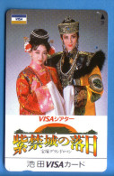 Japan Japon Télécarte Telefonkarte Geisha Geishas Kimono Frau Femme Girl Women Nr. 110 - 011 Visa - Cultura