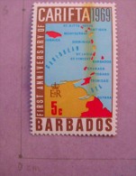 LOT BARBADES 1969 NEUF CARTES CARIFTA NEUF BARBADOS MNH NEW CARIFTA - Barbados (1966-...)