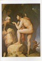 Z14  / FICHE RIGIDE FORMAT CPM THEME ARTS ET PEINTURE NEO CLASSIQUE PAR INGRES Oedipe Et Le Sphynx - Verzamelingen