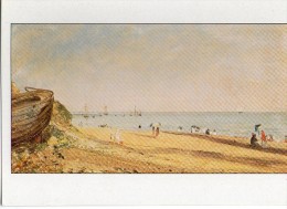 Z17 FICHE RIGIDE FORMAT CPM THEME ARTS ET PEINTURE ROMANTIQUE PAR CONSTABLE La Plage De Brighton - Sammlungen