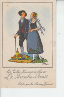 Illustrateur JEAN DROIT - LA FRANCHE COMTE  - D22 - Les Vieilles Provinces De France - édité Par Les Farines Jammet - Droit
