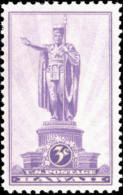 1937 USA Kamehameha I-First King Of Hawaii Stamp Sc#799 Statue Famous - Neufs