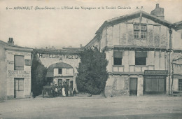 Airvault (D.S.)  L'hotel Des Voyageurs Société Générale - Airvault