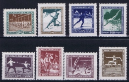 Hungary, Mi 403 - 410 MH/*, 400 Kr Has A Fold - Unused Stamps