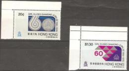 HONG KONG - 1976 GIRL GUIDES DIAMOND JUBILEE SET OF 2  MNH **    SG 354-5  Sc 328-9 - Neufs