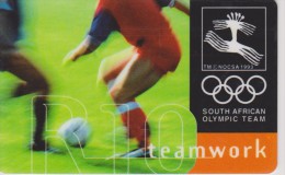 TELECARTE AFRIQUE DU SUD : SOUTH AFRICAN OLYMPIC TEAM ( FOOTBALL ) - Jeux Olympiques