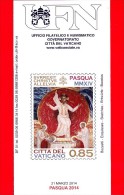 VATICANO - 2014 - Nuovo - Storia Postale - Bollettino Ufficiale - Pasqua 2014 - BF 01 - Covers & Documents