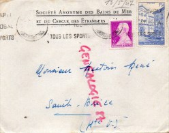 MONACO - STE DES BAINS DE MER ET DU CERCLE DES ETRANGERS A MONACO- 1947 - Other & Unclassified