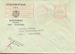 Omslag Enveloppe - Stadsbestuur Oostende 1974 - Covers