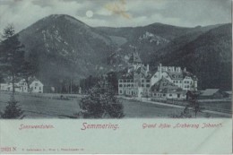 CPA SEMMERING-  ARCHDUKE JOHANN GRAND HOTEL - Semmering