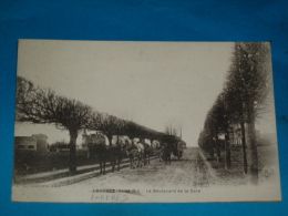 95) Louvres - Boulevard De La Gare ( Attelage )   - Année 1918 -  EDIT - Zumstein - Louvres