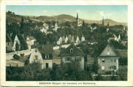 Bensheim (Bergstr.) Mit Hemsberg Und Starkenburg - Bensheim