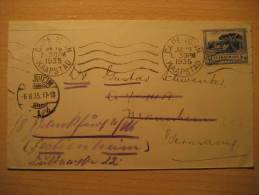 CAPE TOWN 1935 To Mannheim Germany SOUTH AFRICA Cover British Area Colonies - Covers & Documents
