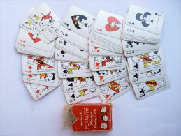 Mini JEU DE CARTES -  PEANUT'S -  HALLMARK 80's COMPLET - Statuettes En Résine