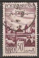 MAROC POSTE AERIENNE N° 62 OBLITERE - Poste Aérienne