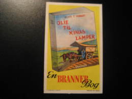 DENMARK Donkey Donkeys Ass Burro Horse Branner Literature Poster Stamp Vignette Label - Burros Y Asnos