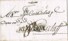 7425. Carta Entera Pre Filatelica SOLIVELLA (Tarragona) 1796 - ...-1850 Prefilatelia