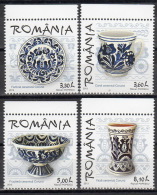 Romania 2013 / Corund Ceramics / Set 4 Stamps - Unused Stamps