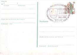 Germany - Ganzsache Postkarte Sonderstempel / Postcard Special Cancellation (V1023) - Postcards - Used