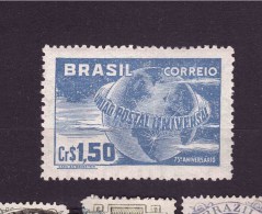 BRAZIL 1949 UPU Yvert Cat N° 479 Mint Hinged - Neufs