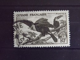Guyane N°214 Oblitéré Toucan - Used Stamps