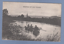 CPA - BENFELD Et Les VOSGES - Habitants Sur Une Barque - 1932 - Benfeld
