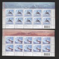 Schweiz **  2328-2329  Luftwaffe Neuheiten März 2014 Kleinbogen Ungefaltet - Unused Stamps